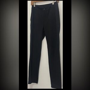 AMERICAN GIANT Black Pants Elastic Waist Skinny Mid Rise Work Casual Size 2